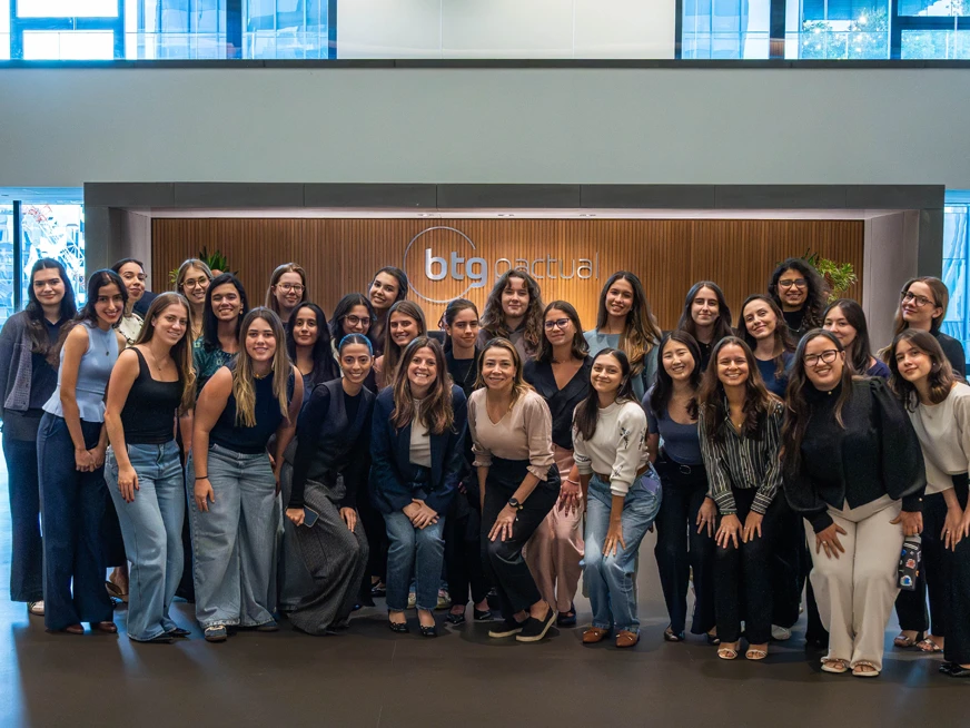 Integrantes do Programa Inside BTG - Brasil
